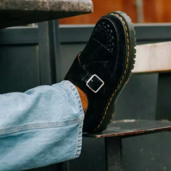 DR. MARTENS Ramsey Kiltie WOVEN Buckle Monk Loafer Creepers MSRP$210 CHIC&UNIQUE main image 10
